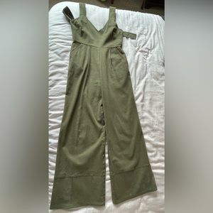 Green Size 4 Thick Cotton Jumpsuit